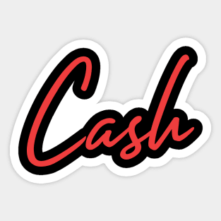 Cash Sticker